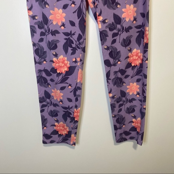 Denim & Co. Active Floral Print Leggings size S - Picture 3 of 9